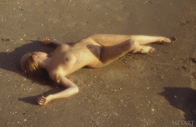 Allison A in Beaches from Met Art