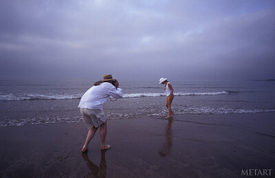 Allison A in Beaches from Met Art