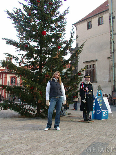 Veronika C in Christmas In Prague from Met Art