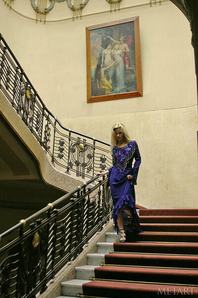Kristzy A in Princess In Blue from Met Art
