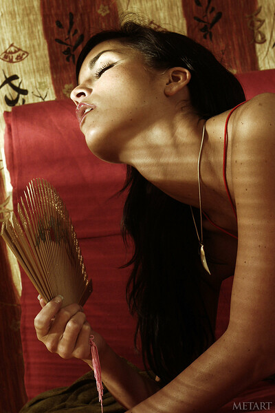 Nella A in Red Passion from Met Art