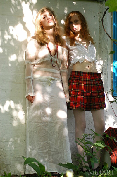 Irene C and Katya B in Bacarat from Met Art