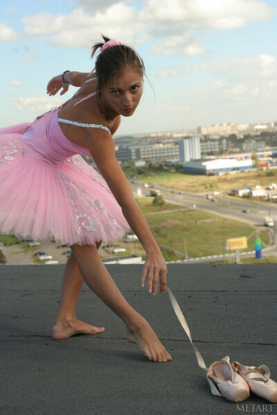 Ekaterina C in Dancer On The Roof from Met Art