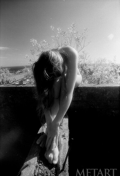 Majestic brunette is the perfect model for this nude photo session