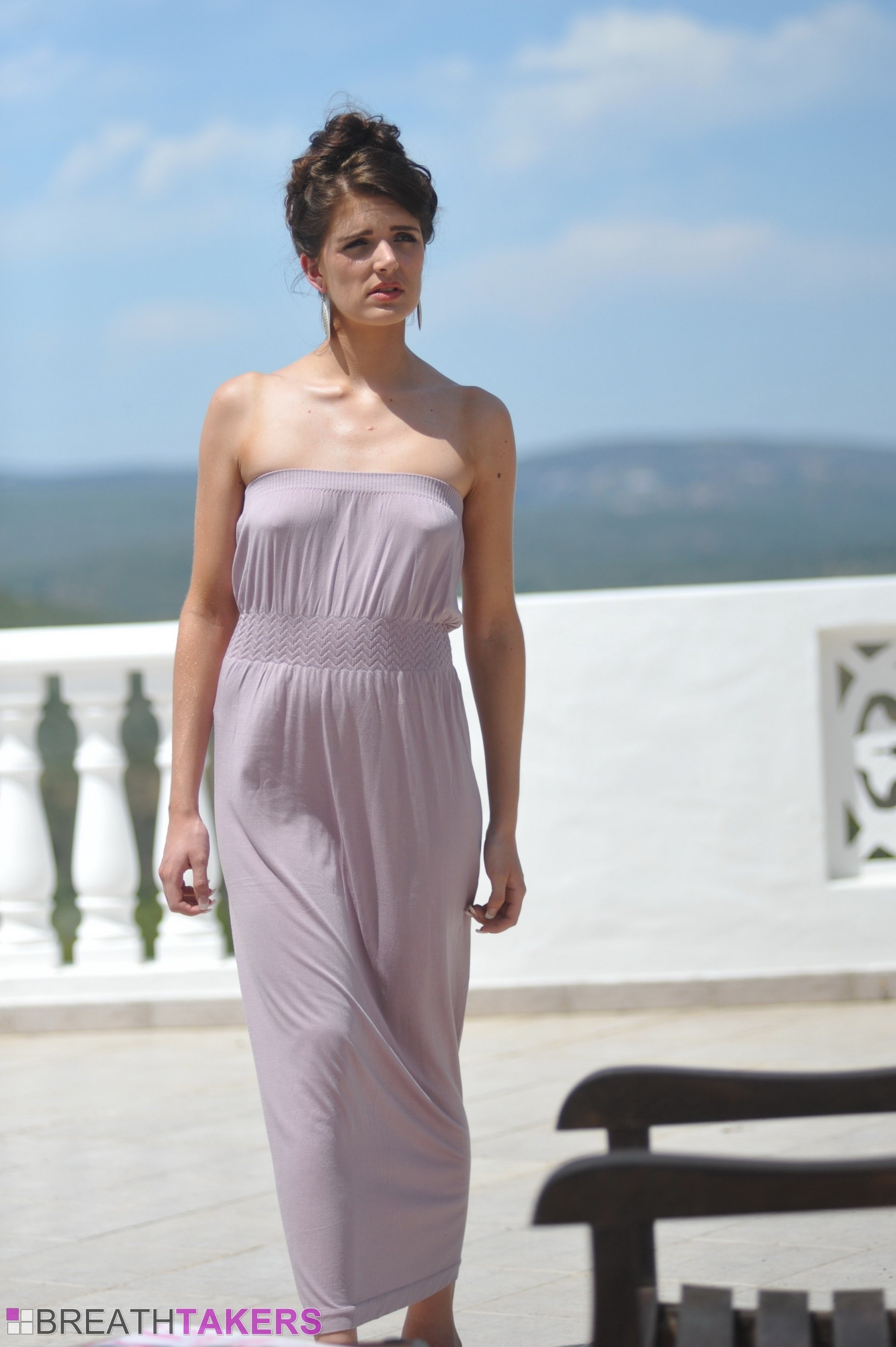 Lucy Blackburn in Breathtakers set In Vogue