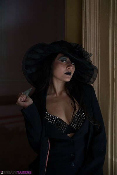 Sophia Jade in Black Widow from Breathtakers