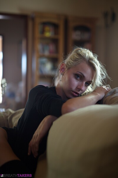 Chloe Toy in Little Black Sweater from Breathtakers