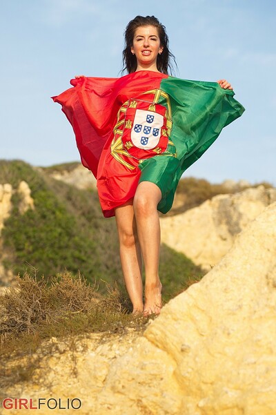 Alexa Jane in Portugal Beach Shoot from Girlfolio