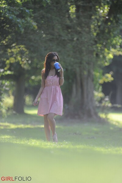 Tori B in Coffee To Go from Girlfolio