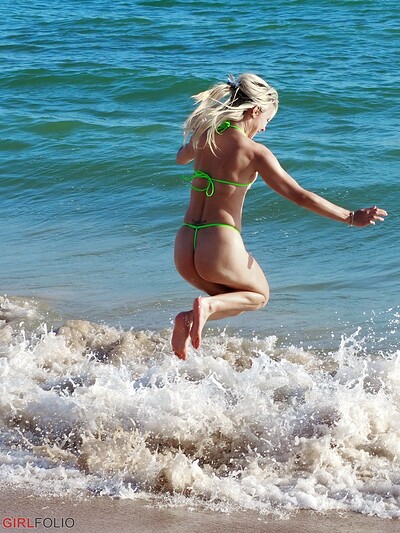 Chloe Toy in Itsy Bitsy Teeny Weeny Bikini from Girlfolio