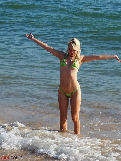 Chloe Toy in Itsy Bitsy Teeny Weeny Bikini from Girlfolio