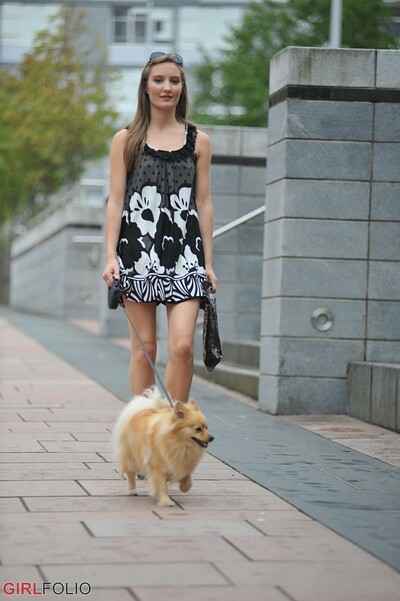 Alisha in Lucky Dog from Girlfolio