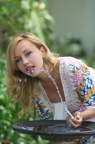 Chloe Toy in Chloe Toy and Lilly Behind The Scenes from Girlfolio