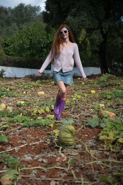 Mia Sollis in Pumpkin Patch from Girlfolio