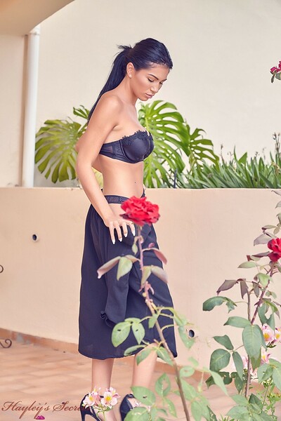 Hannah Pierce in Flowered from Hayleys Secrets
