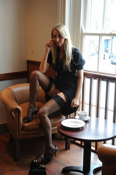 Hayley Marie Coppin in Coffee Shop Part 1 from Hayleys Secrets