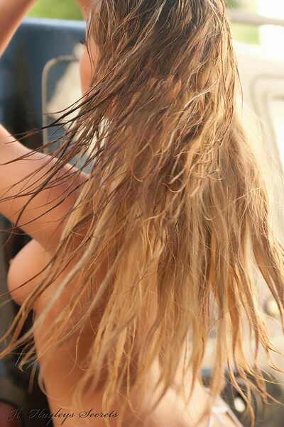 Ami Hannah in Car Wash from Hayleys Secrets