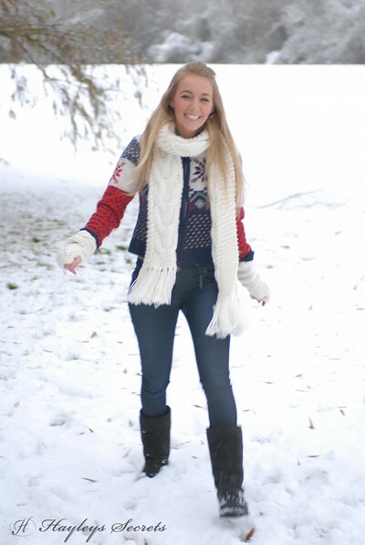 Hayley Marie Coppin in Snow from Hayleys Secrets