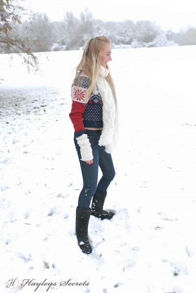 Hayley Marie Coppin in Snow from Hayleys Secrets