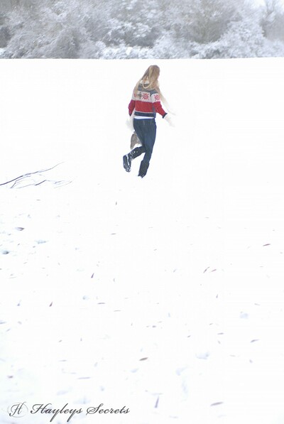 Hayley Marie Coppin in Snow from Hayleys Secrets