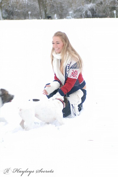 Hayley Marie Coppin in Snow from Hayleys Secrets
