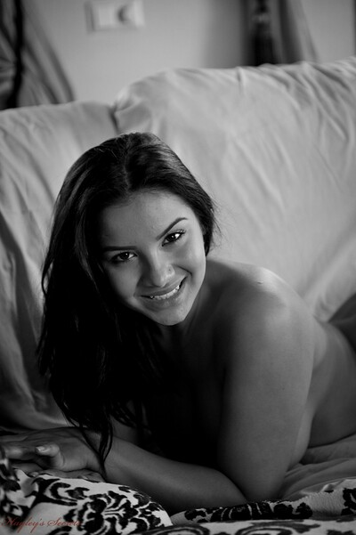 Lacey Banghard in Lacey black and white from Hayleys Secrets
