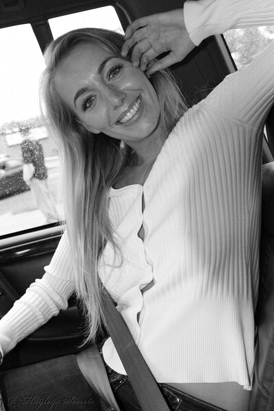 Hayley Marie Coppin in Back Seat from Hayleys Secrets