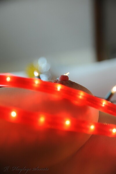 Hayley Marie Coppin in Xmas Lights from Hayleys Secrets