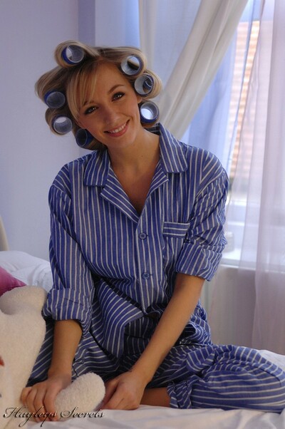 Hayley Marie Coppin in Bedroom Jammies from Hayleys Secrets