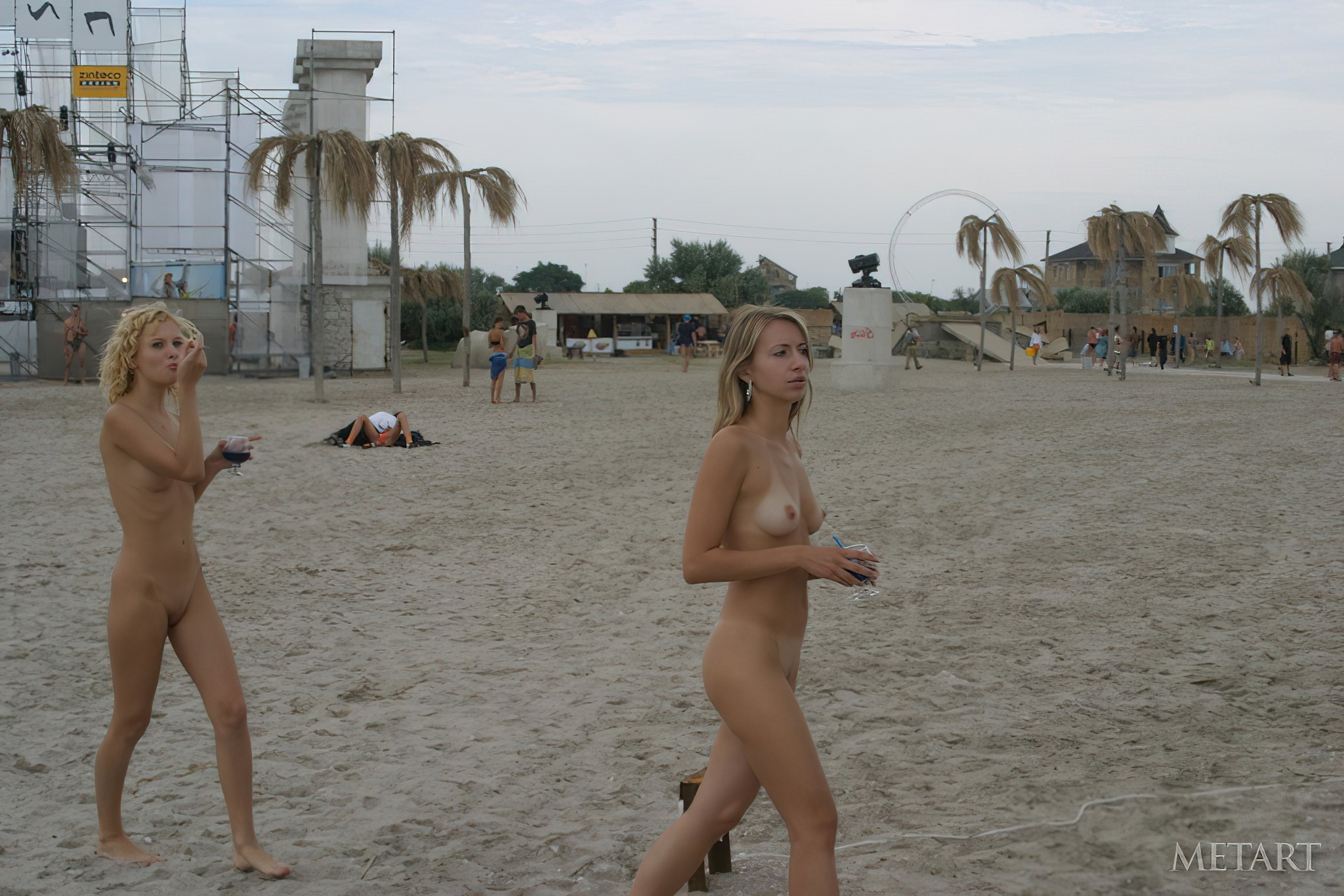 Vika Y in Metart set Nude In Public -The Photo Shoot