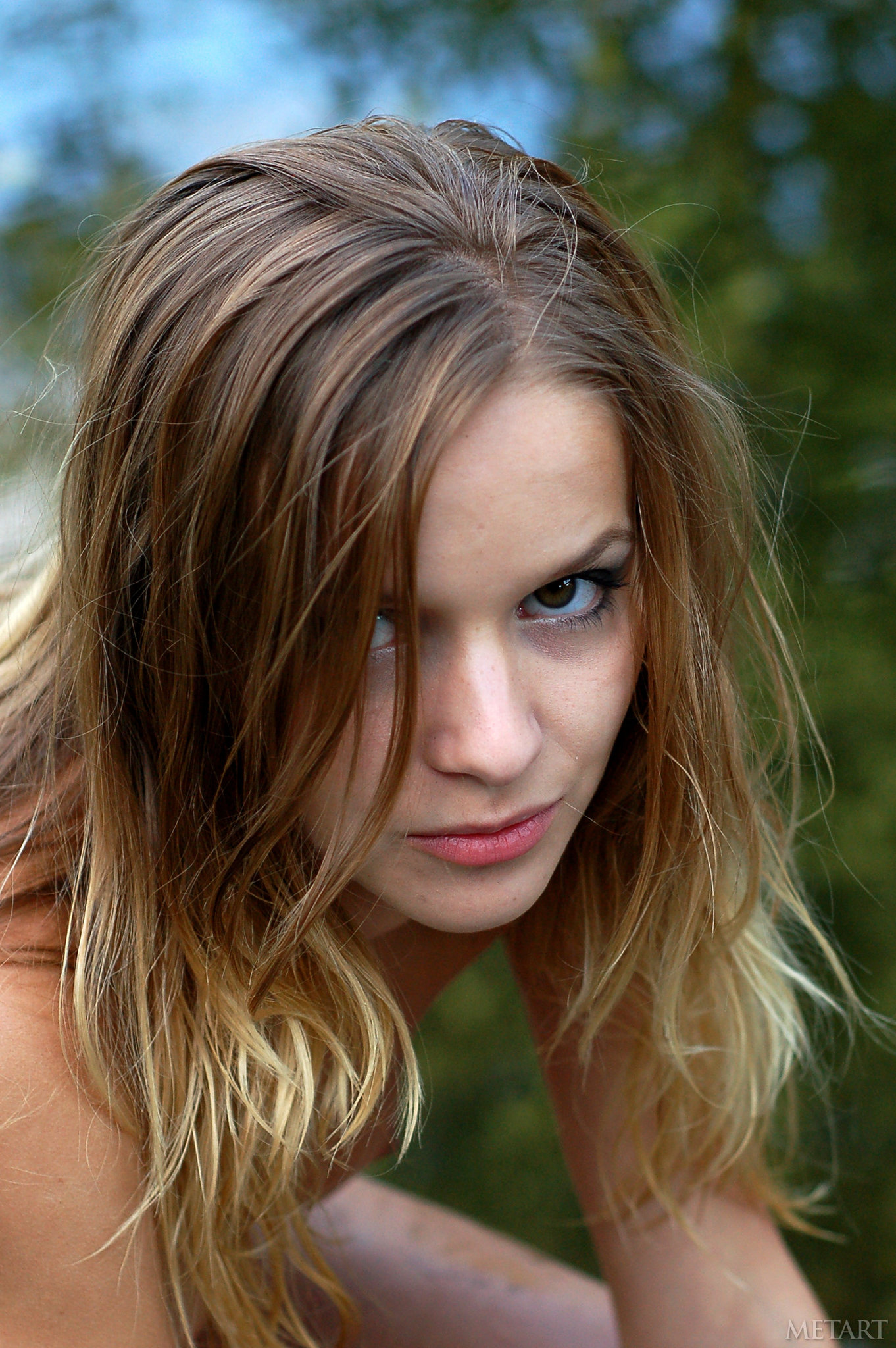 Lizel A in Metart set Silverin