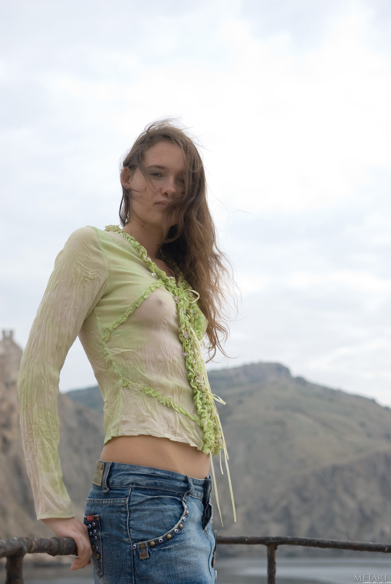 Sonia A in Metart set Lighthouse