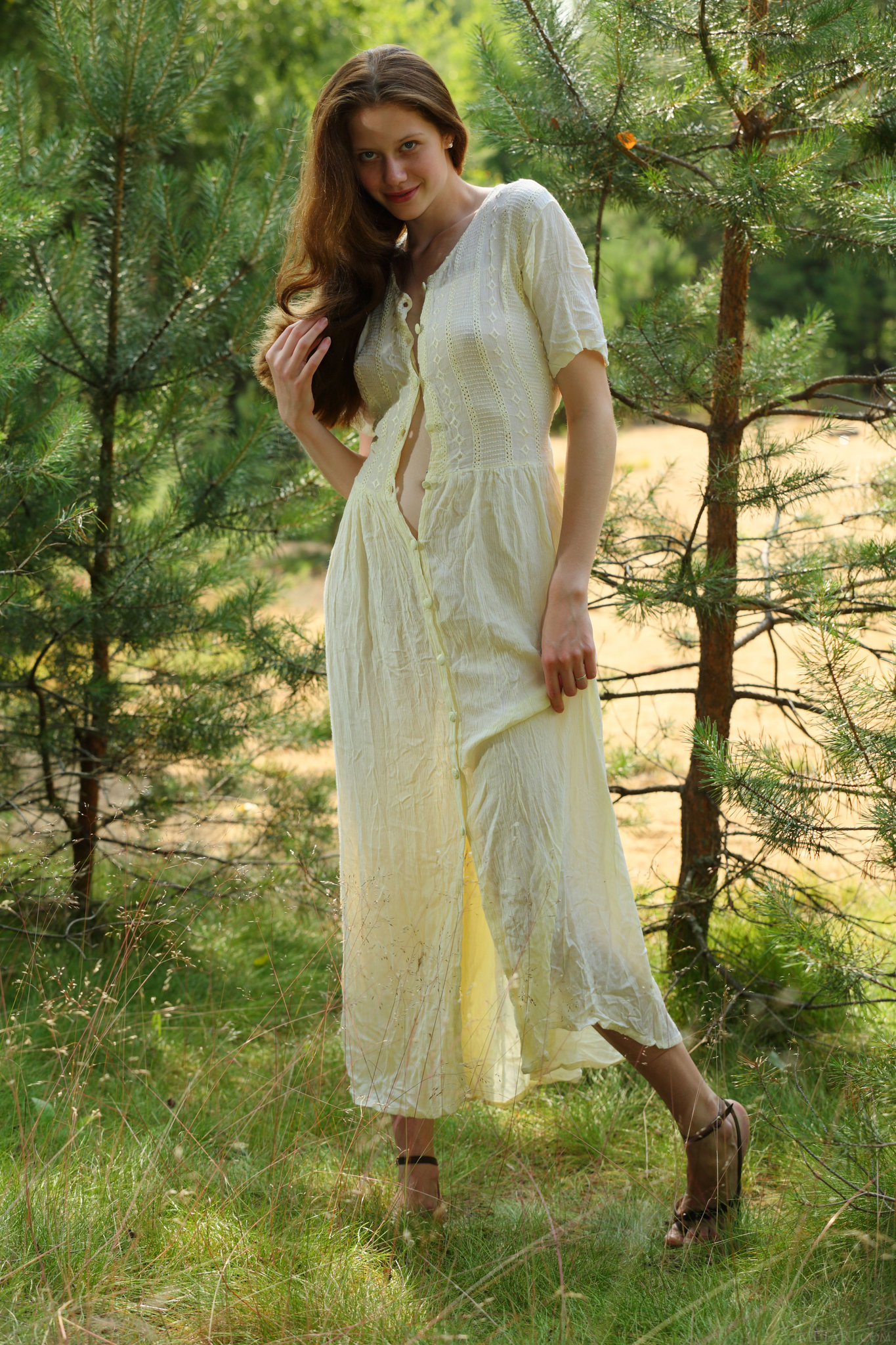Nicole K in Metart set Presenting Nicole