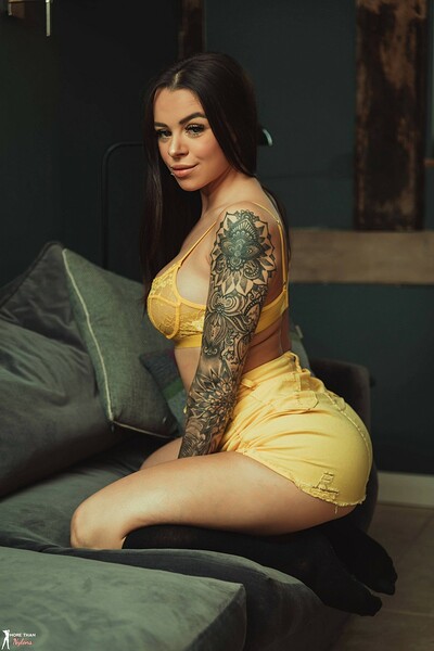 Mia Stryker in Bumblebee from More Than Nylons