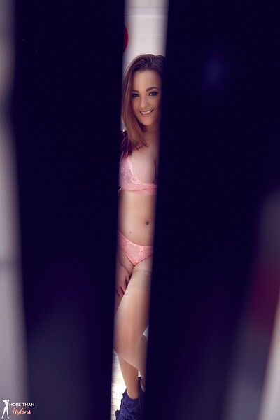 Jodie Gasson in Sexy Silhouette from More Than Nylons