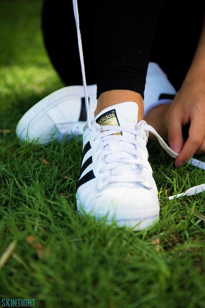 Laila in Fun On The Grass from Skintight Glamour