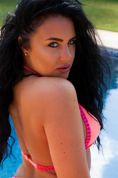 Olivia Paige in Olivia Paige Pink from Skintight Glamour
