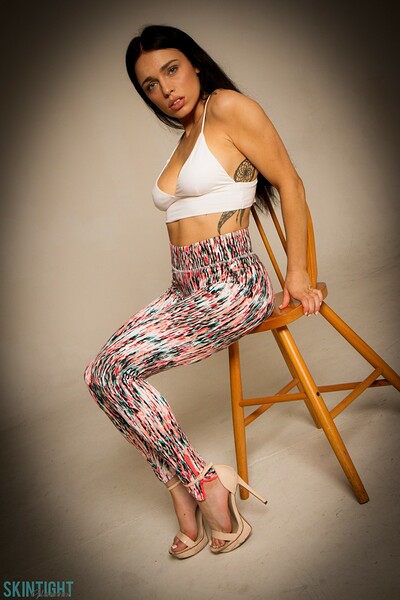 Daniella Christina in Daniella Christina Yoga Pants from Skintight Glamour