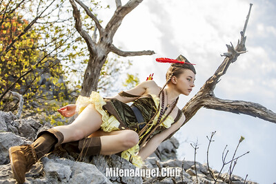 Milena Angel in The Legend of Sherwood from Boho Nude Art