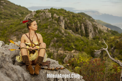 Milena Angel in The Legend of Sherwood from Boho Nude Art