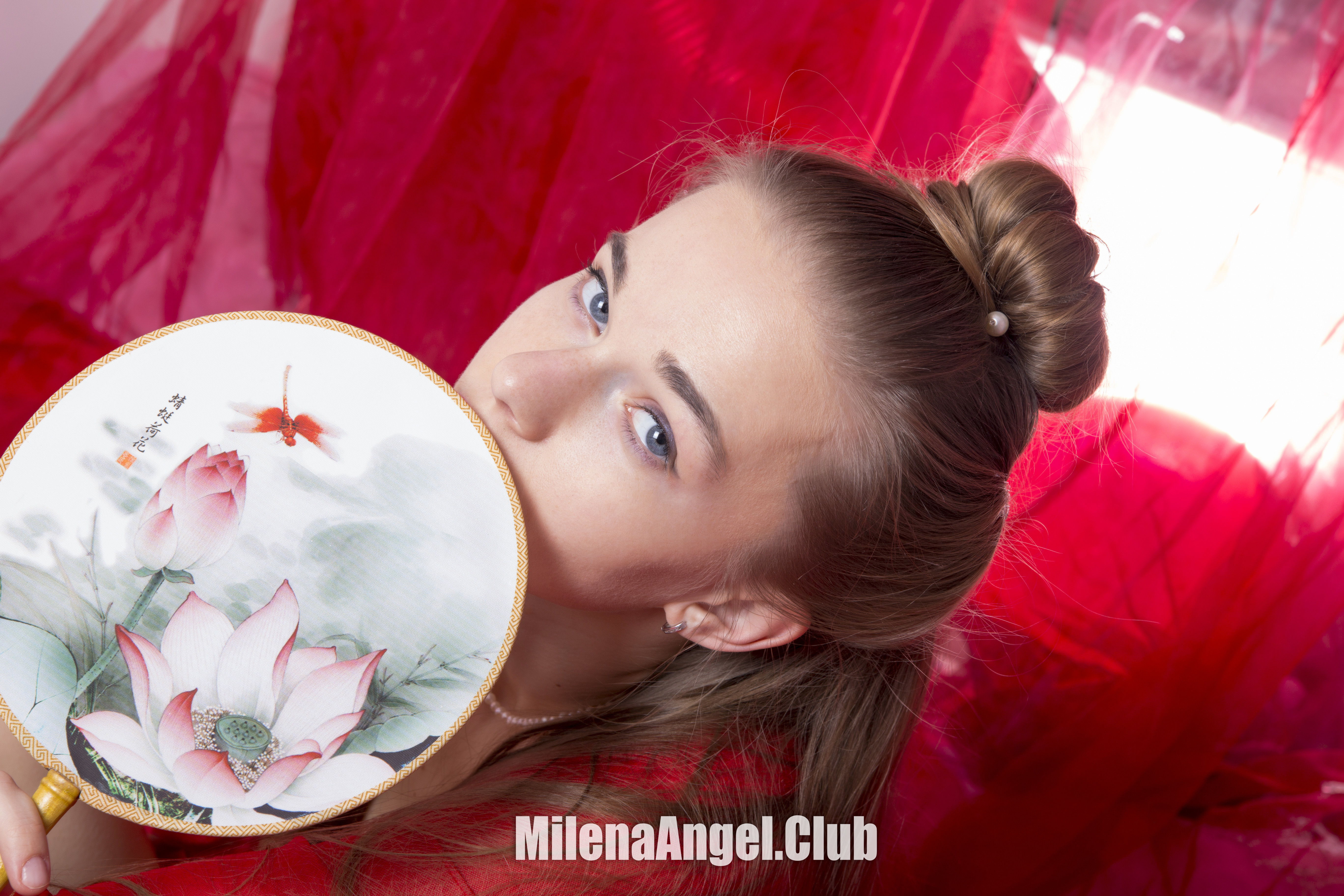 Milena Angel in Boho Nude Art set China Doll