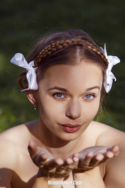 Milena Angel in Boho Nude Art set Lolita