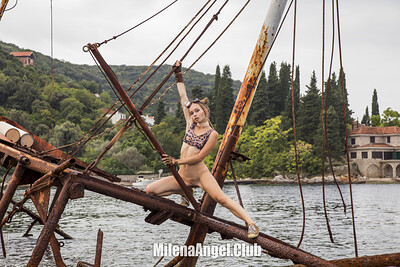 Milena Angel in Gear from Boho Nude Art