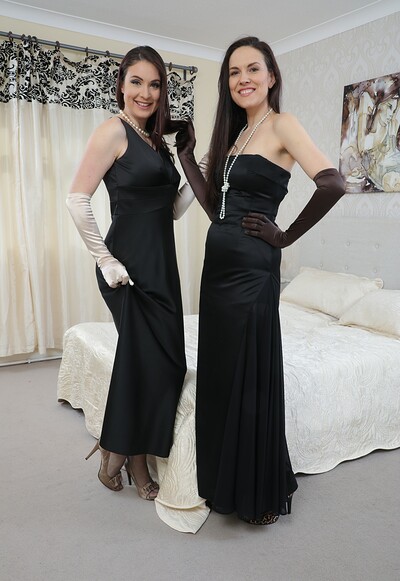 Petra V in Zuzanah Evening Gowns from Only Silk and Satin