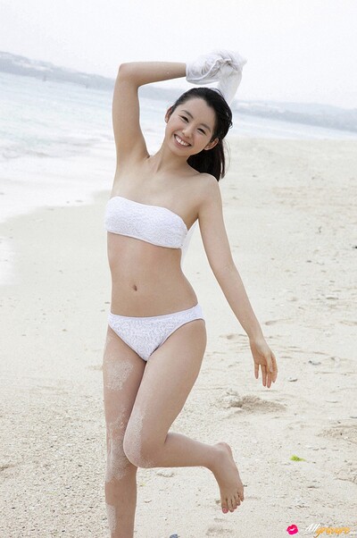 Rina Koike in Dancer In White 4 from All Gravure