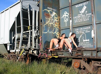 Candy and Lexy in #53 from In The Crack