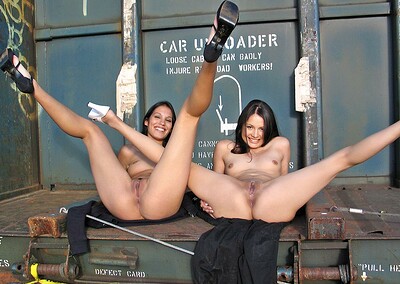 Candy and Lexy in #53 from In The Crack