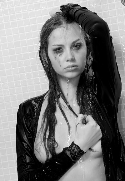 Helvia P in Helvia Black and White Shower from Stunning 18