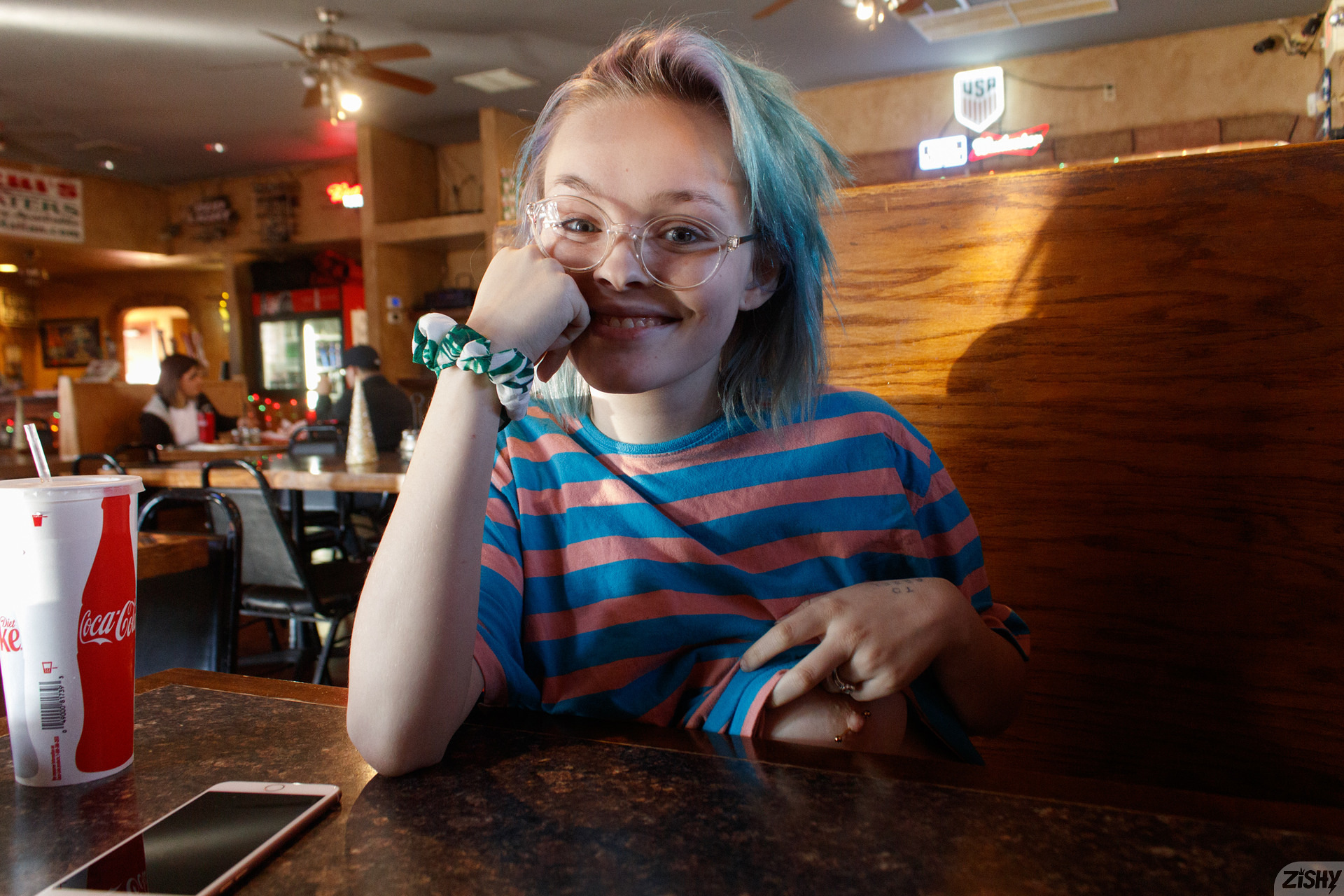 Vonnie Bean in Zishy set No Pants Pizza