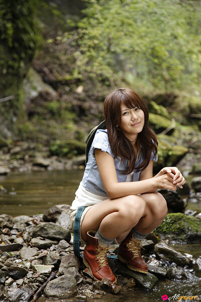 Okai Chisato in Outland Quest from All Gravure